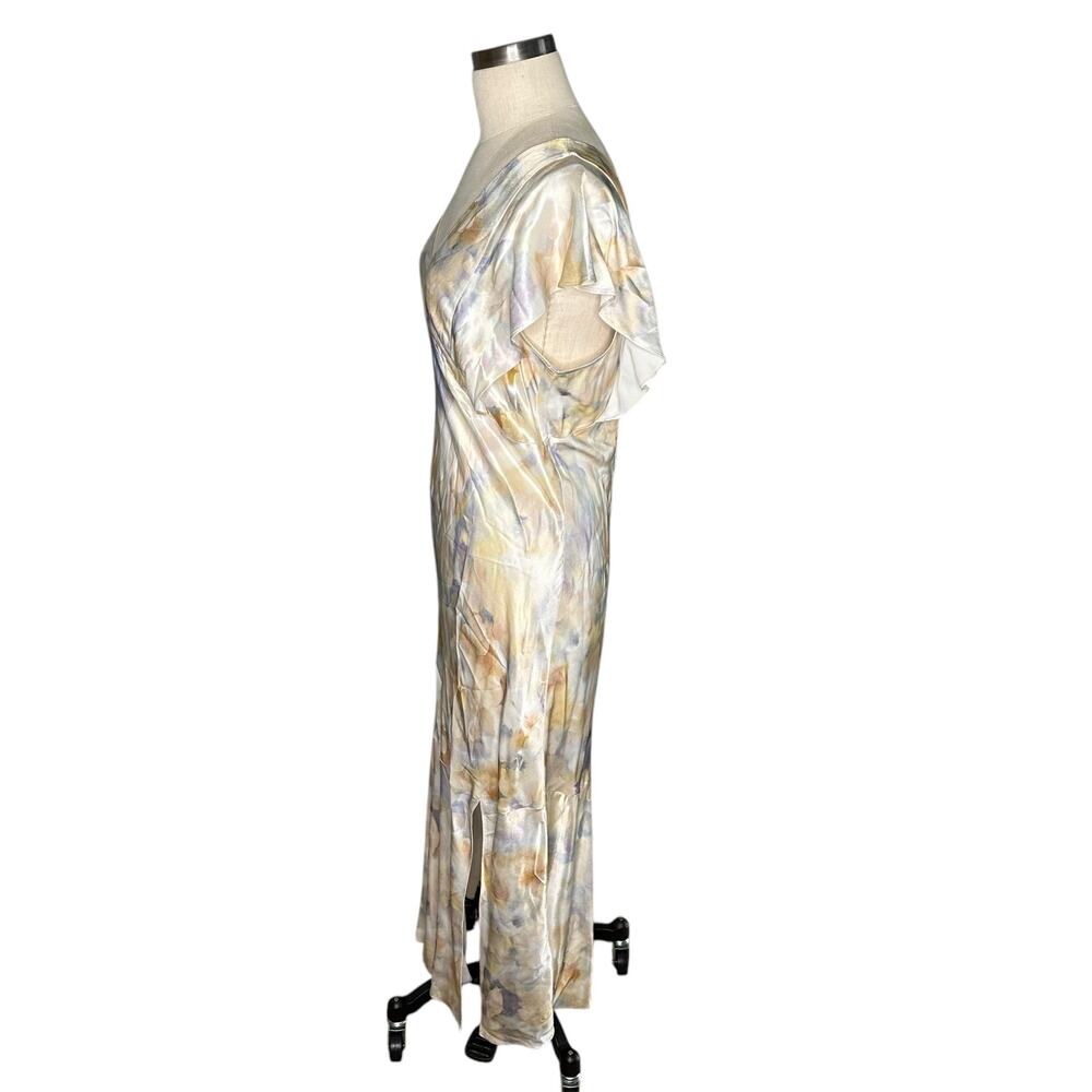 Rails Dina Diffused Blossom Satin Slip Midi Dress… - image 5